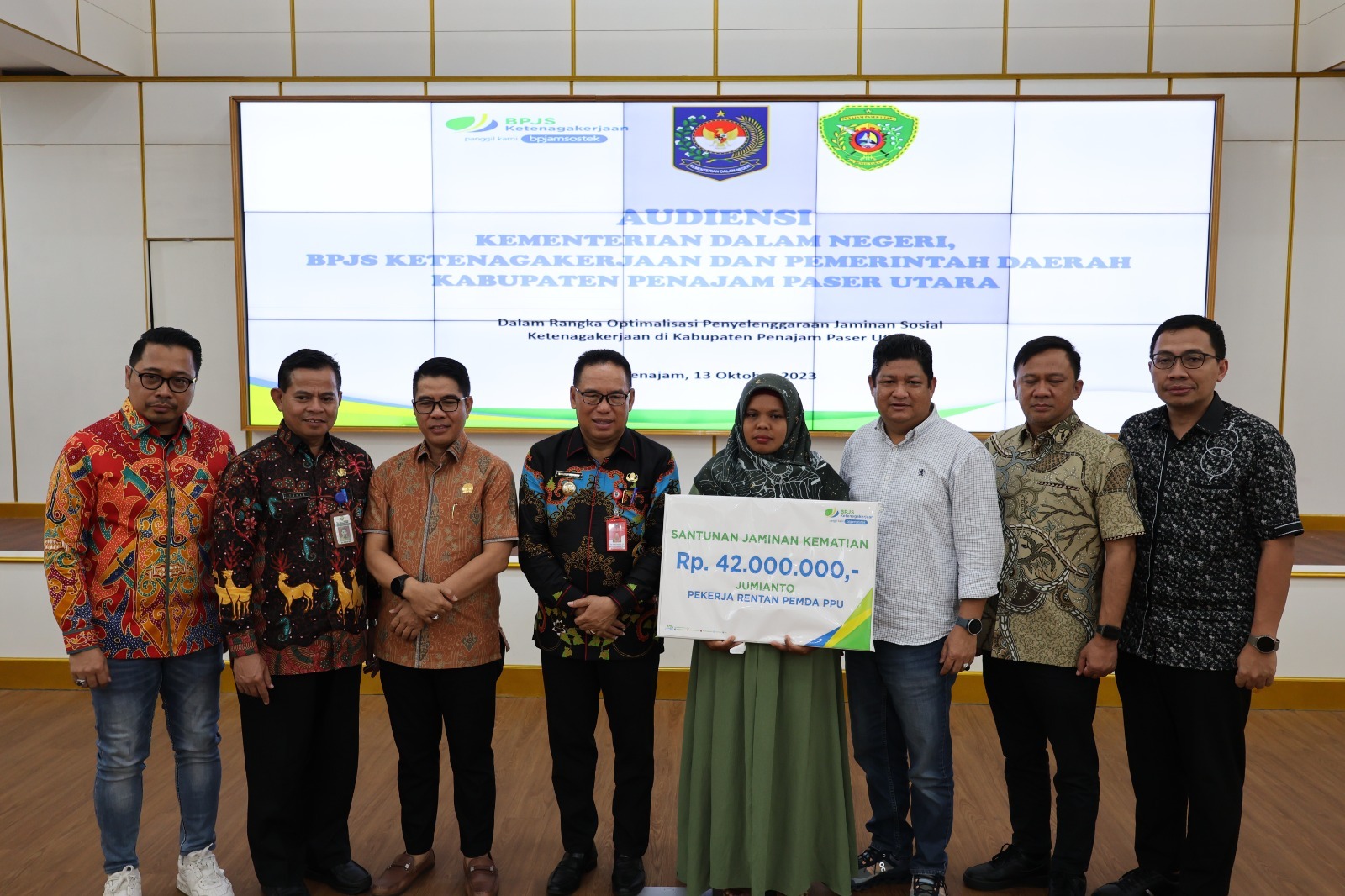 Pemkab PPU Kolaborasi dengan BPJS TK Optimalkan Penyelenggaraan Jamsostek