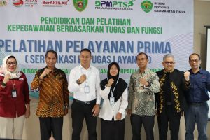 Tingkatkan Layanan Publik, DPMPTSP PPU Gelar Pelatihan Pelayanan Prima Bagi Pegawai