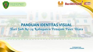 LOGO & PANDUAN IDENTITAS VISUAL HUT KE-24 KABUPATEN PENAJAM PASER UTARA TAHUN 2026
